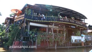 ミャンマー　インレー湖のレストラン