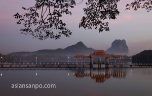 ミャンマー　パアン　カンターヤー湖