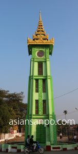 ミャンマー　チャオピュー時計塔