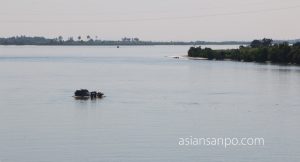 ミャンマー　アンーミャウー　川