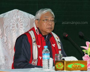 ミャンマー　ラヘー　ナガ族　ティンチョー大統領