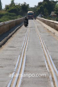 ミャンマー　バガン-マンダレー　線路