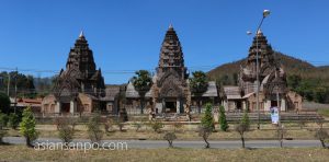 タイ　チェンライーチェンマイ　クメール遺跡