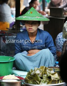 ミャンマー　カレイワ　市場
